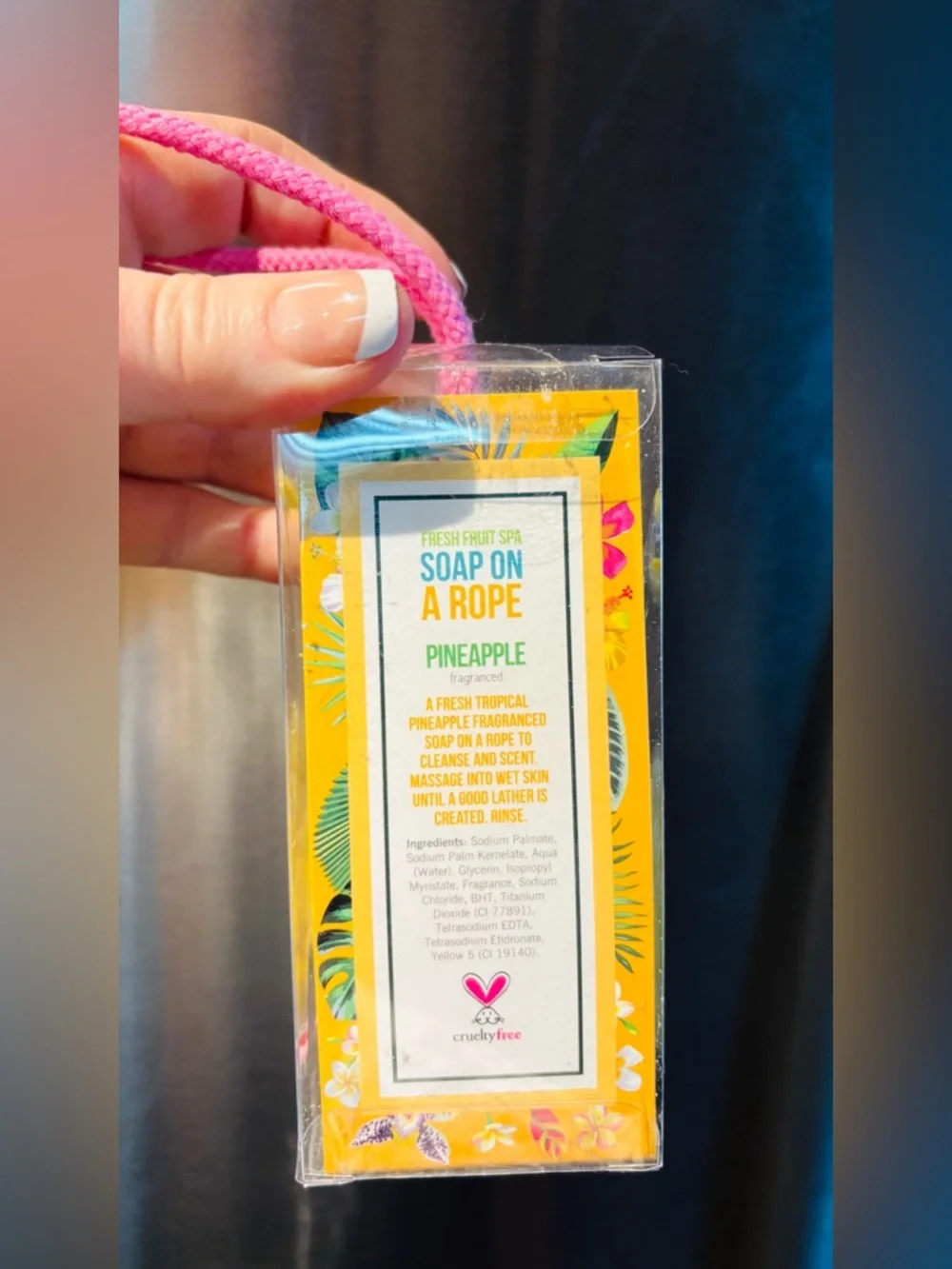 Pineapple Soap on a Rope